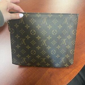 Authentic Louis Vuitton Pouch - Great to use as a clutch!